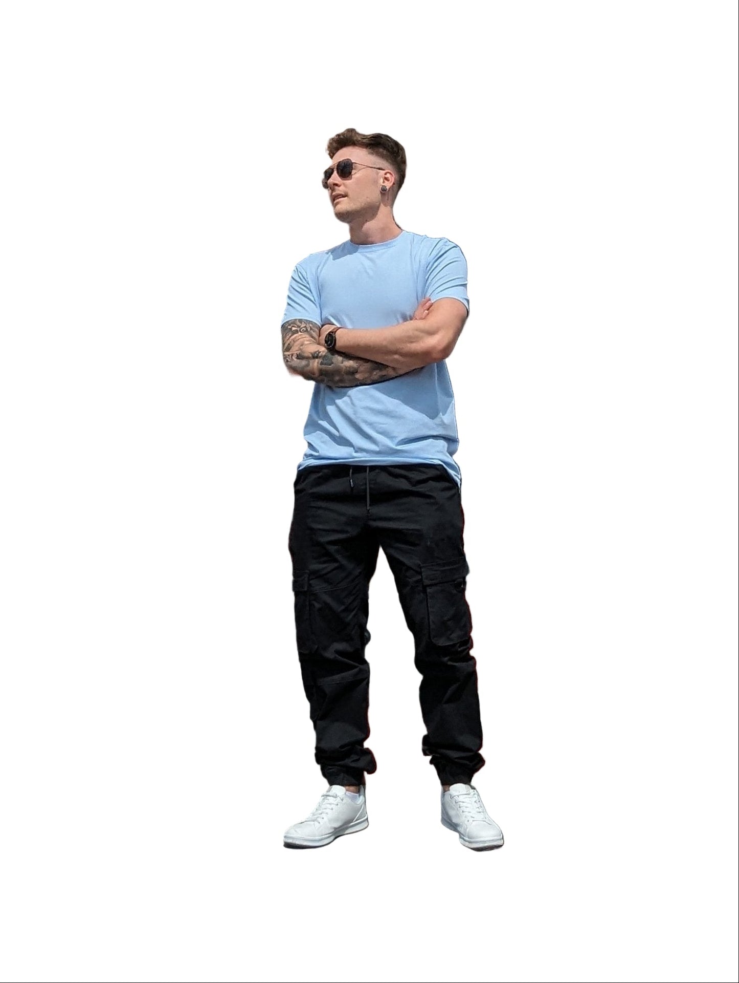 T-Shirt Highbro big and tall babyblue