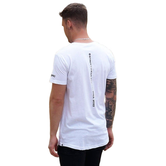 T-Shirt weiß Highbro Backprint