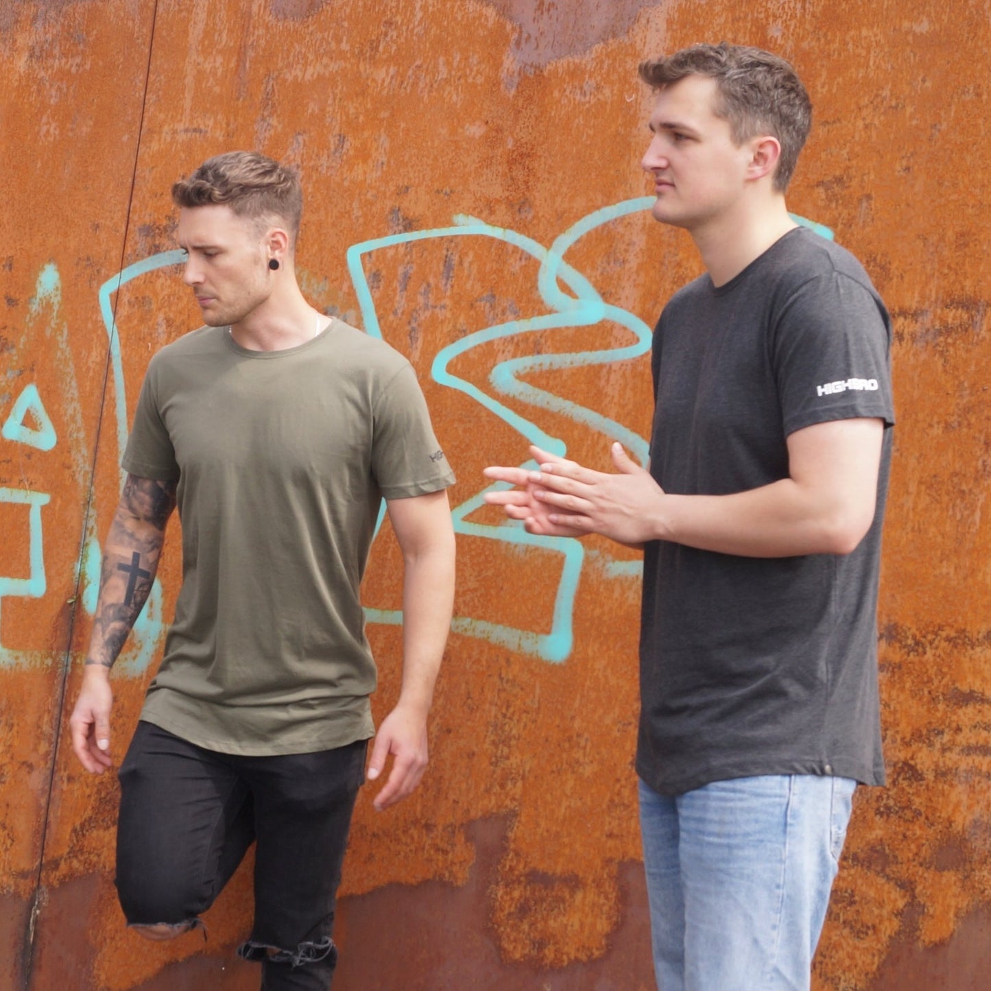 Jogginghose schwarz lang Highbro - Highbro