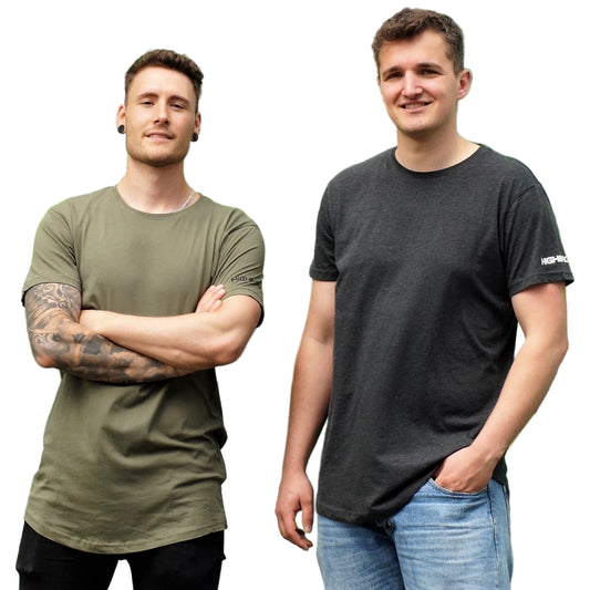 T-Shirt Highbro Tall oliv