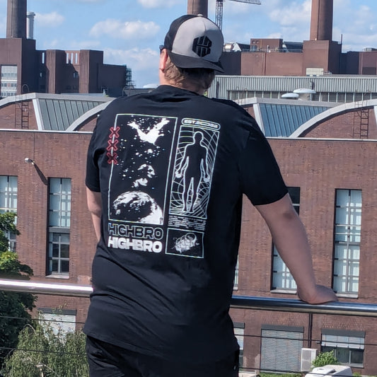 Jogginghose schwarz lang Highbro - Highbro