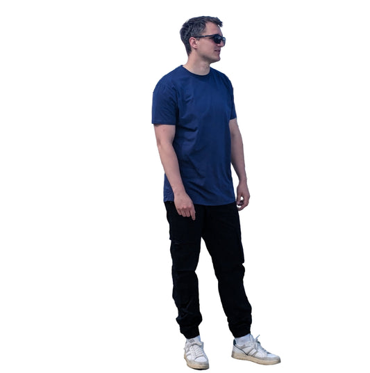 T-Shirt Highbro big and tall Navyblue