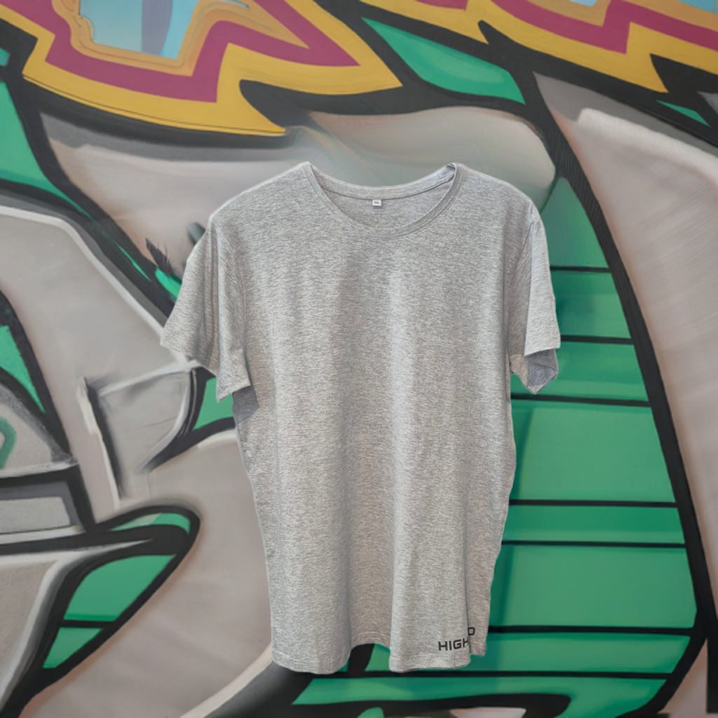 T-Shirt in Überlänge XXXLT grau
