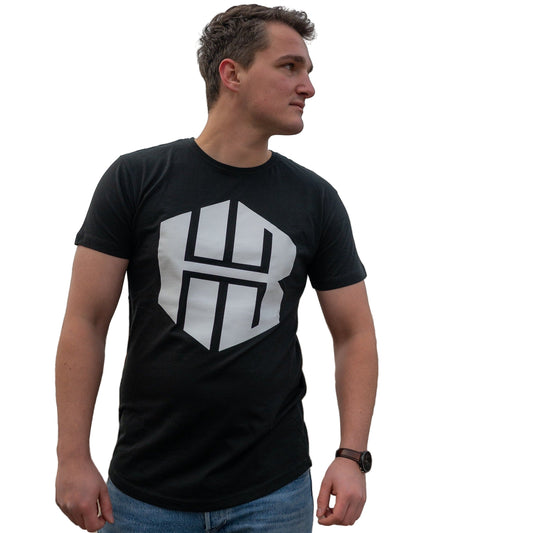 T-Shirt Highbro schwarz Tall