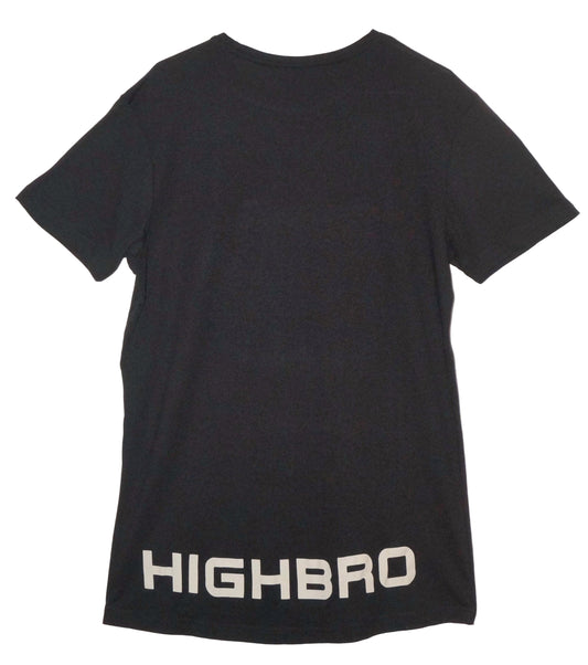 T-Shirt Highbro schwarz tall