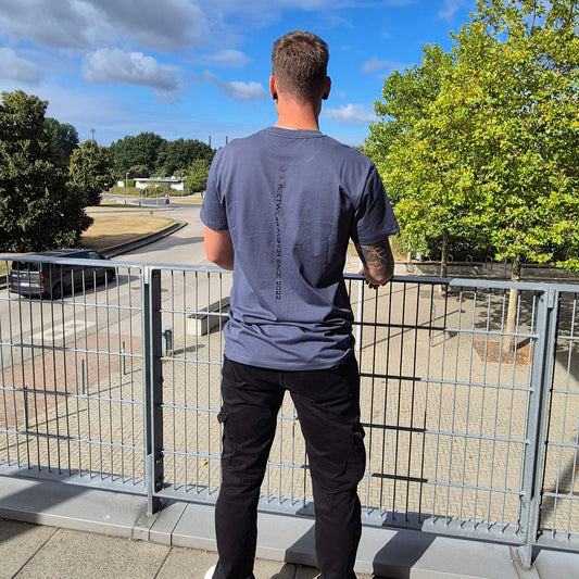 T-Shirt Überlänge Hazeblue