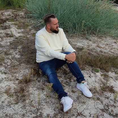 Sweatshirt beige Überlänge Tall