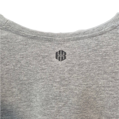 T-Shirt in Überlänge XXXLT grau