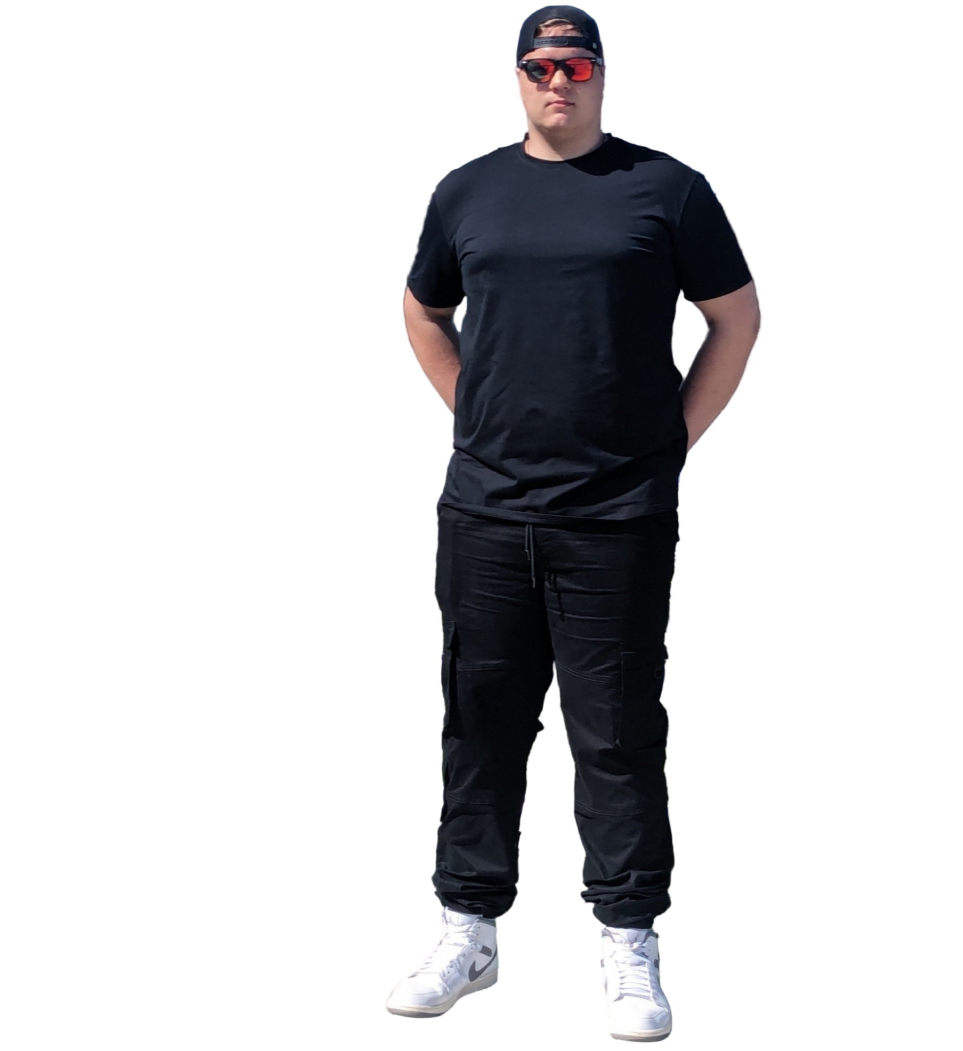 T-hirt Tall and big schwarz Highbro