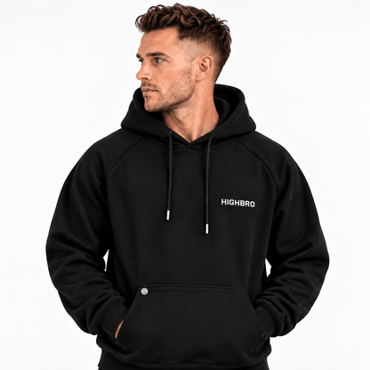 Jogginghose schwarz lang Highbro - Highbro