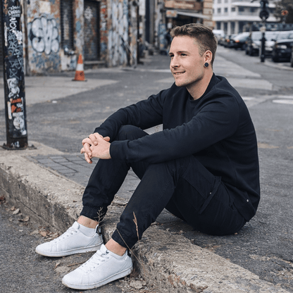 Jogginghose schwarz lang Highbro - Highbro