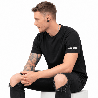 Jogginghose schwarz lang Highbro - Highbro