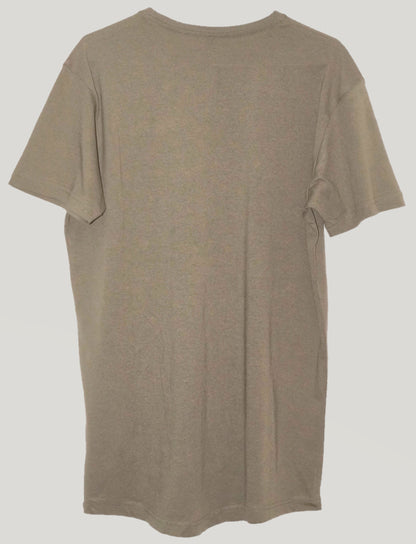 T-Shirt (Olive/Grau) in Überlänge - Tall